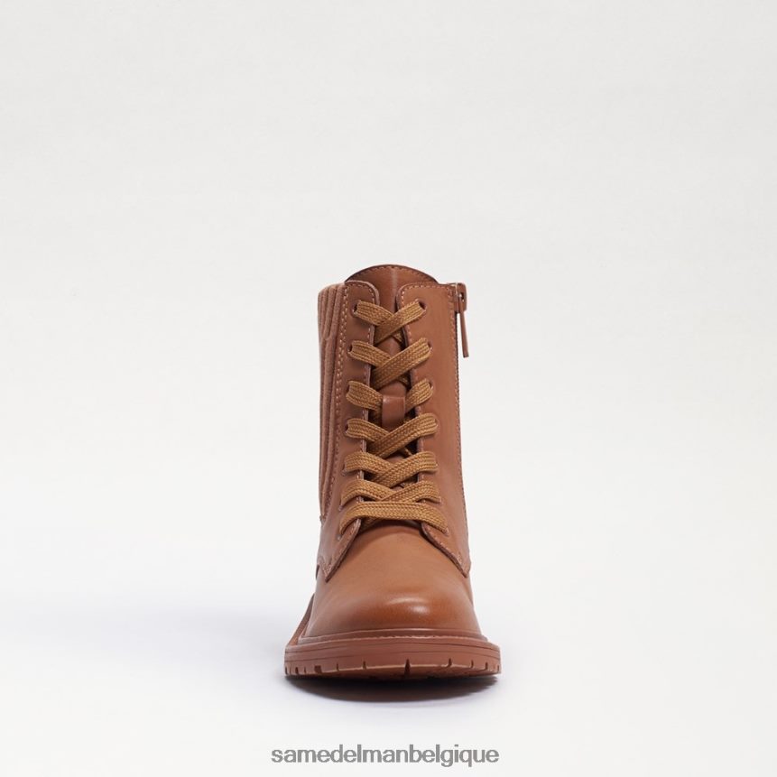 botte de combat Lydell Sam Edelman enfants cuir marron lt cuoio JZ0XZ01009 chaussure