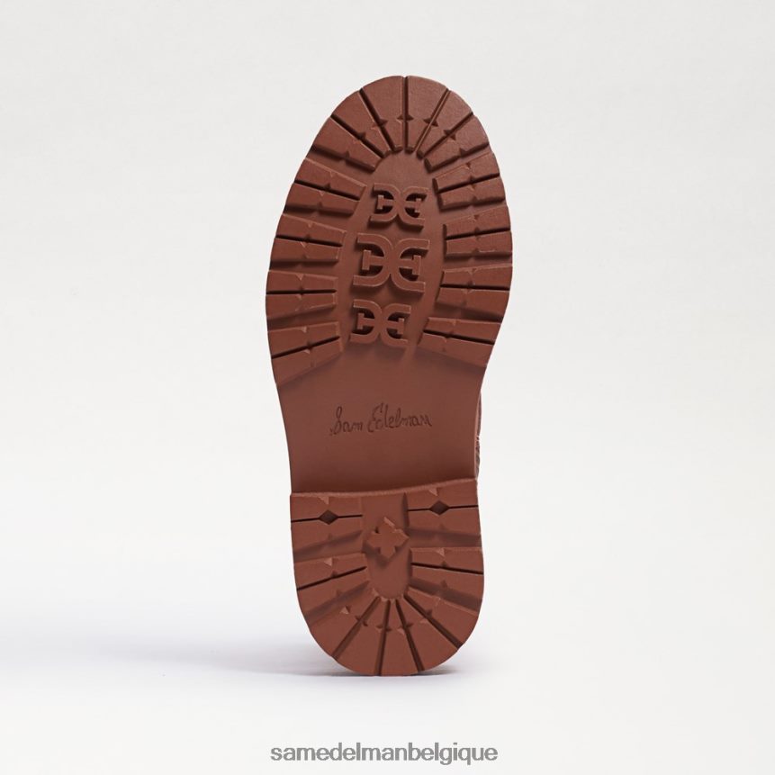 botte de combat Lydell Sam Edelman enfants cuir marron lt cuoio JZ0XZ01009 chaussure