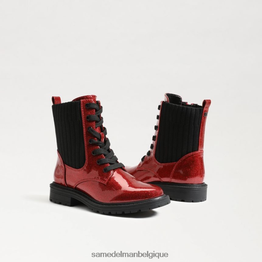 botte de combat Lydell Sam Edelman enfants rouge rubis JZ0XZ01012 chaussure