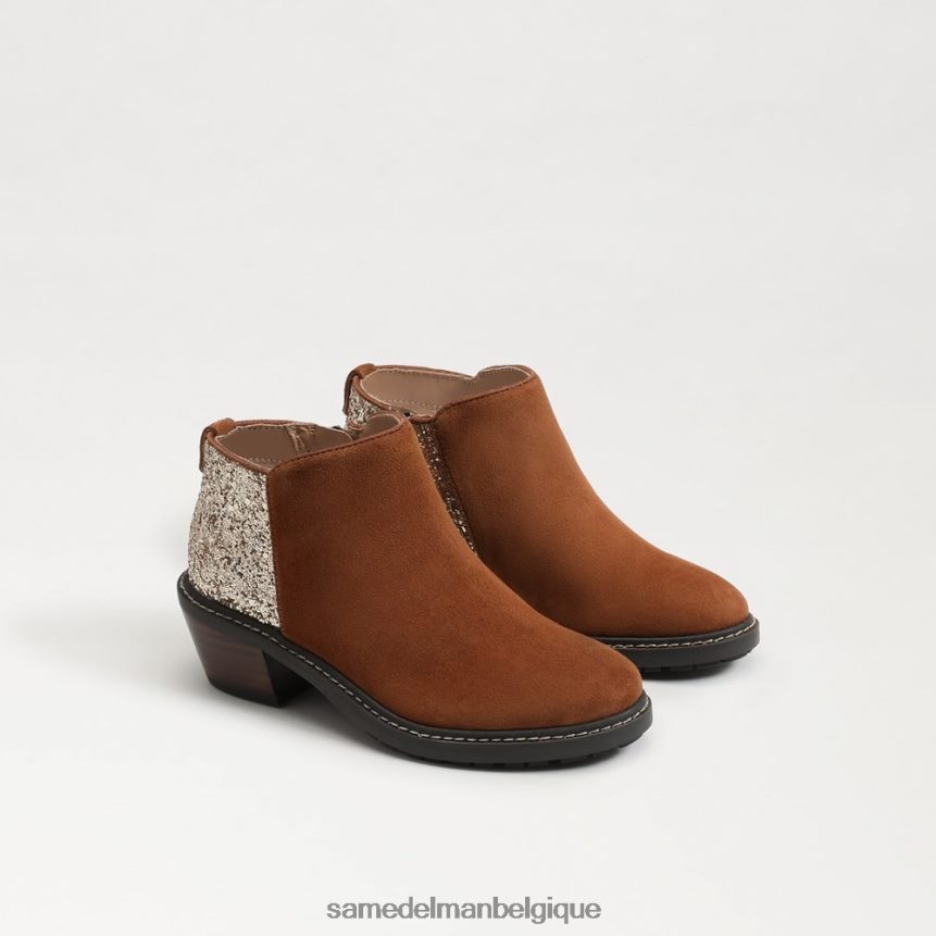 bottines pryce Sam Edelman enfants marron frontière JZ0XZ01004 chaussure