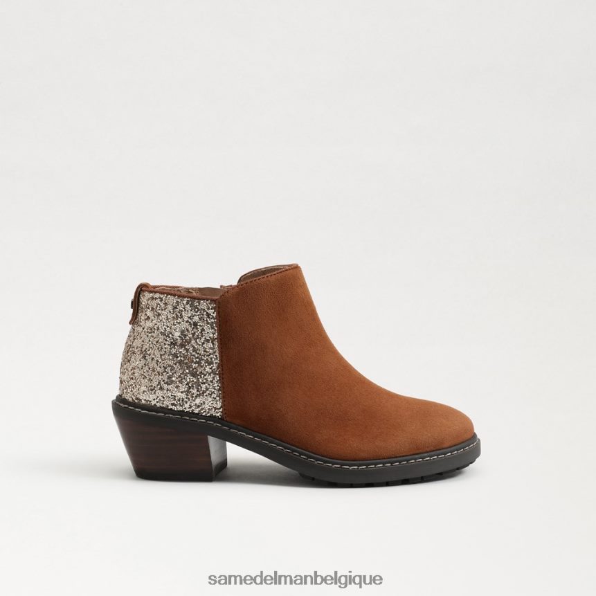 bottines pryce Sam Edelman enfants marron frontière JZ0XZ01004 chaussure