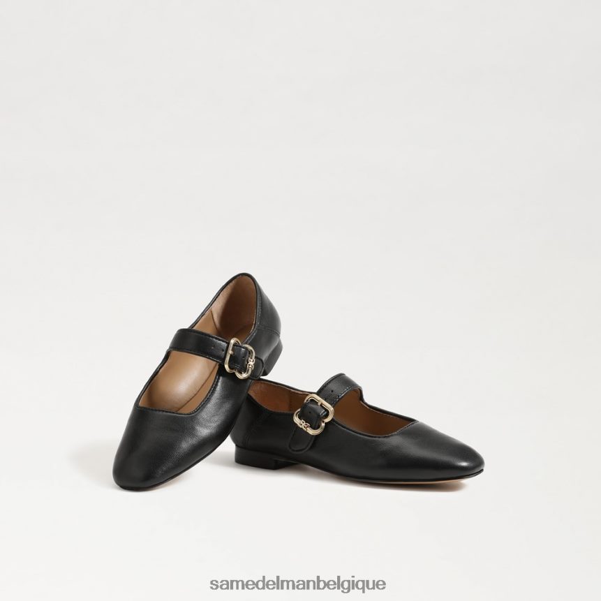 Michaela Mary Jane Sam Edelman enfants Cuir noir JZ0XZ0915 chaussure