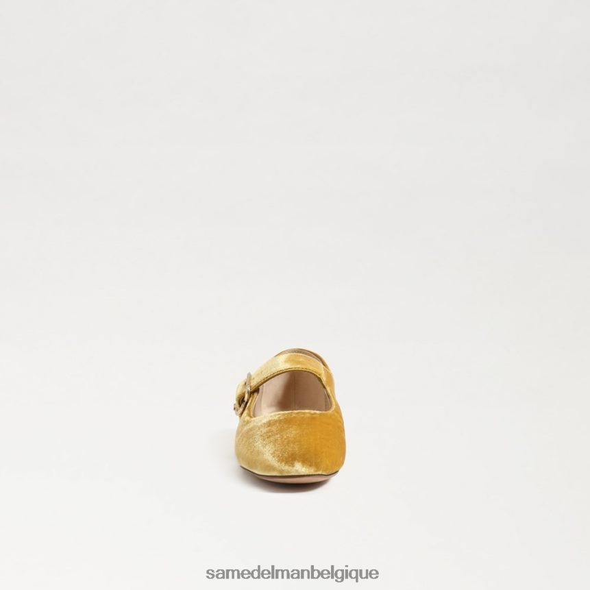 Michaela Mary Jane Sam Edelman enfants velours safran JZ0XZ0913 chaussure