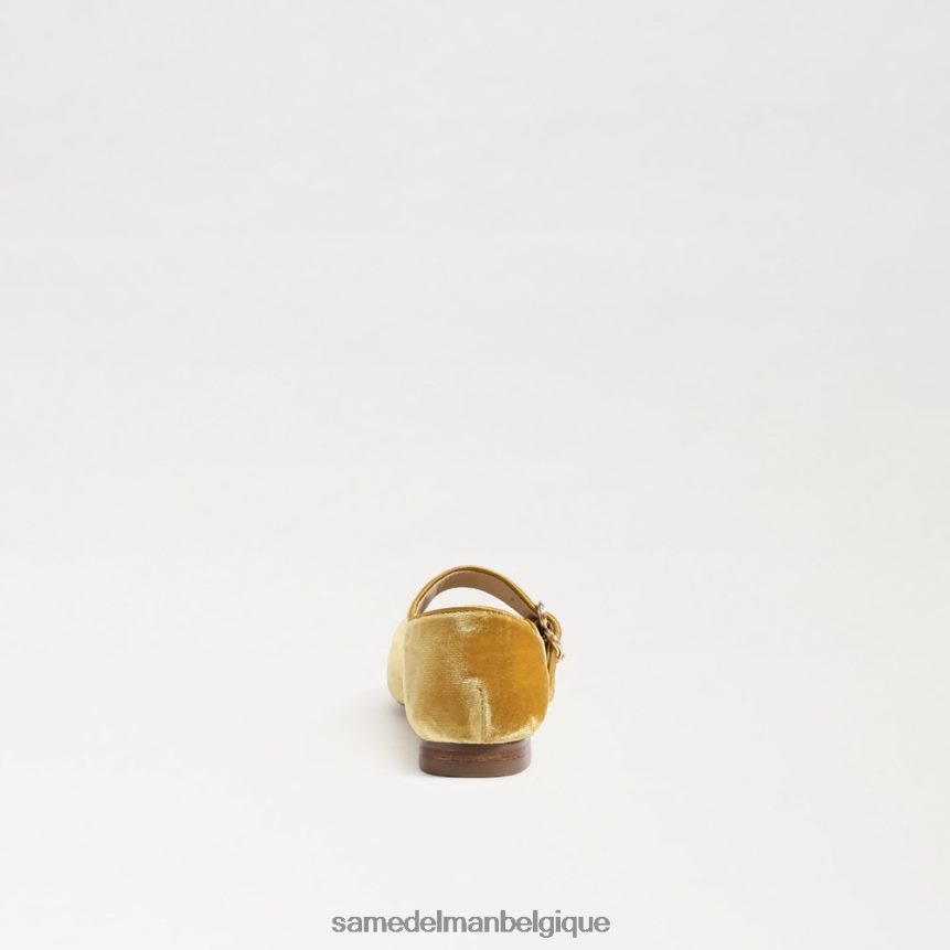 Michaela Mary Jane Sam Edelman enfants velours safran JZ0XZ0913 chaussure