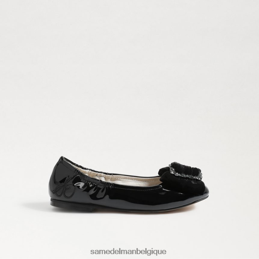 ballerine farah Sam Edelman enfants velours noir JZ0XZ01055 chaussure