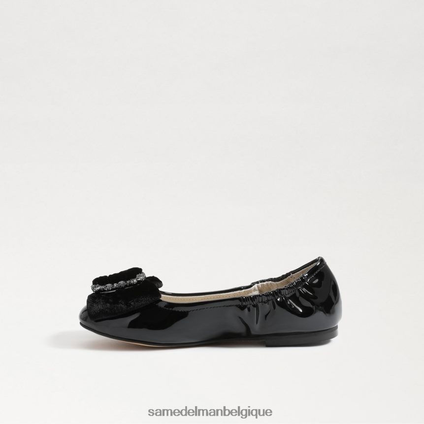 ballerine farah Sam Edelman enfants velours noir JZ0XZ01055 chaussure