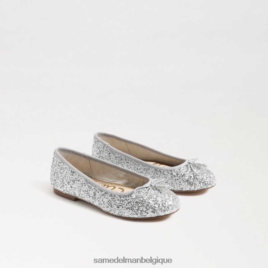 ballerines Felicia Sam Edelman enfants argent doux JZ0XZ0997 chaussure