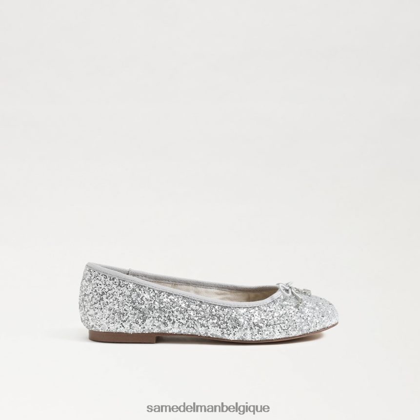 ballerines Felicia Sam Edelman enfants argent doux JZ0XZ0997 chaussure