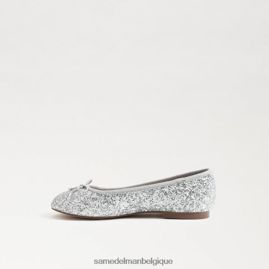 ballerines Felicia Sam Edelman enfants argent doux JZ0XZ0997 chaussure