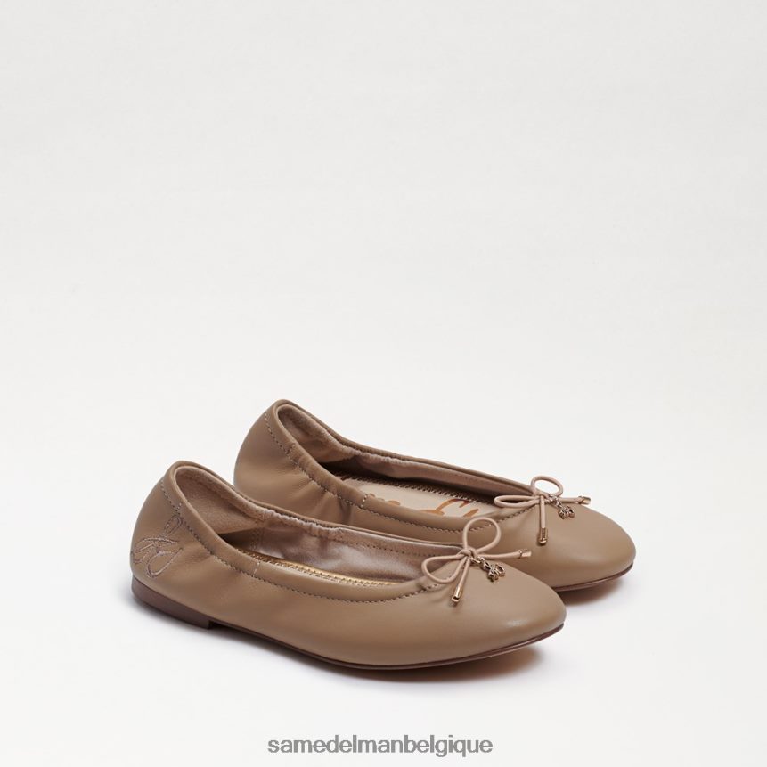 ballerines Felicia Sam Edelman enfants cuir nu classique JZ0XZ0987 chaussure