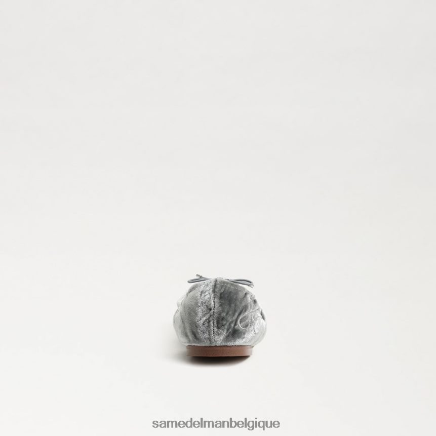 ballerines Felicia Sam Edelman enfants velours bleu fumé JZ0XZ0982 chaussure