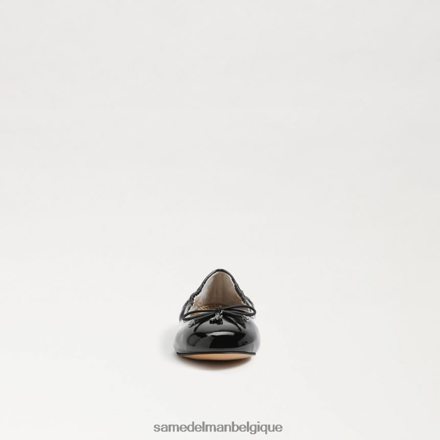 ballerines Felicia Sam Edelman enfants vernis noir JZ0XZ0998 chaussure