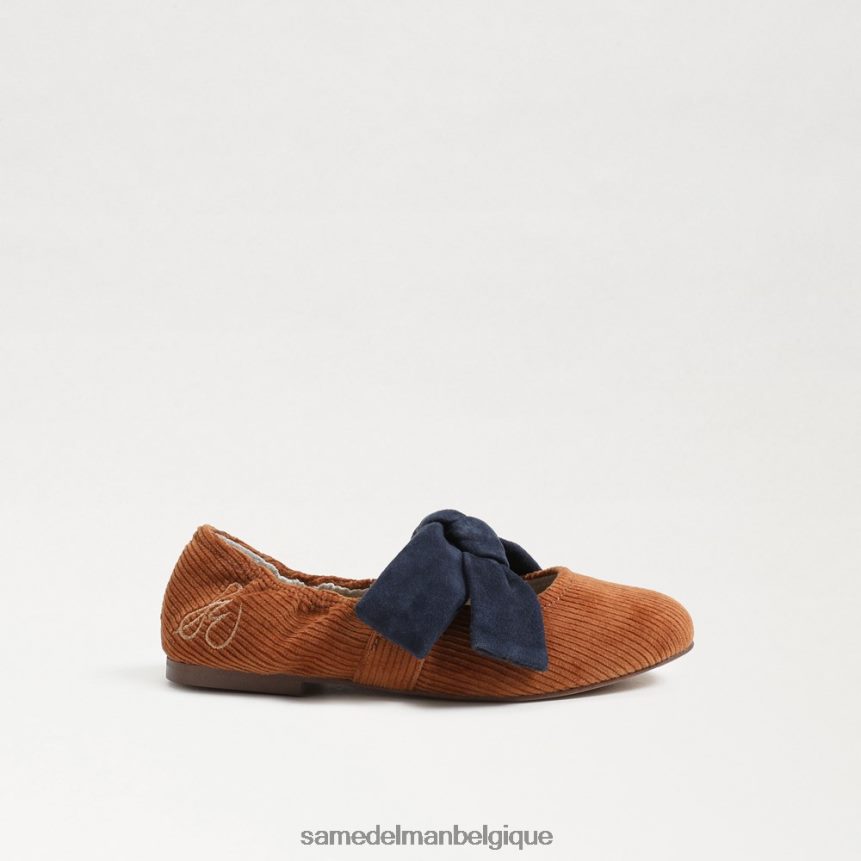 ballerines Felicity Sam Edelman enfants moutarde/marine JZ0XZ01020 chaussure