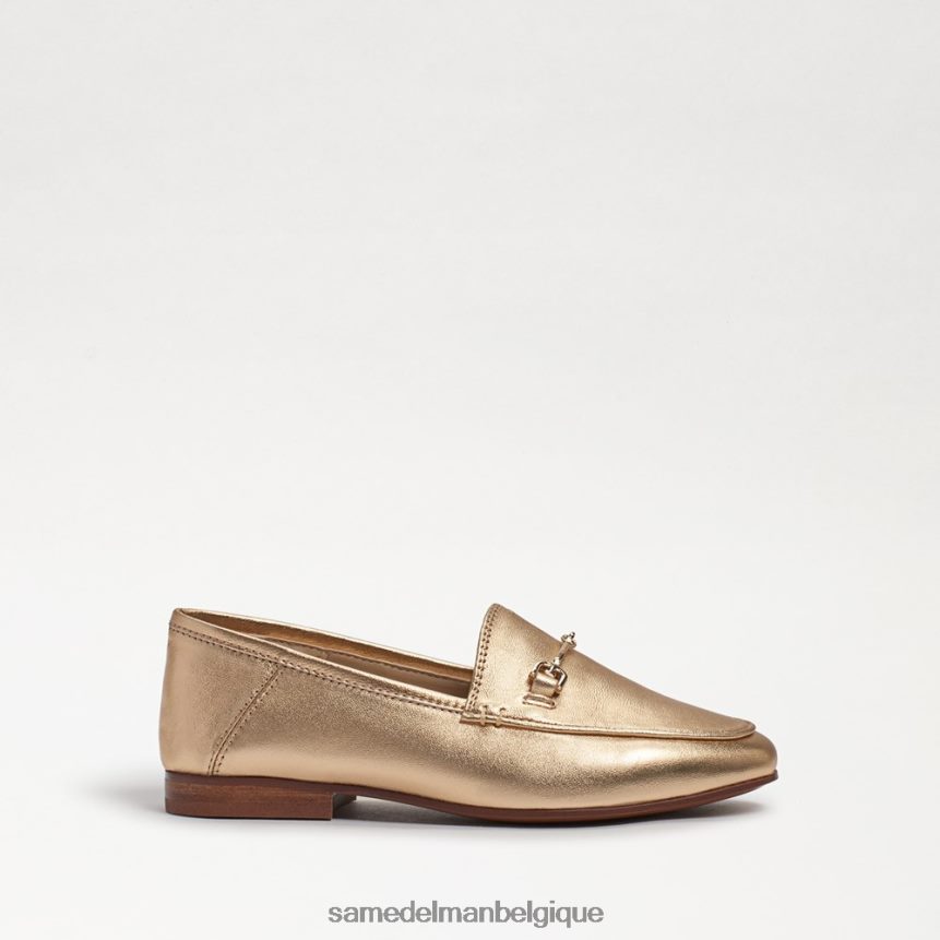 mocassin Loraine Sam Edelman enfants cuir à la feuille d'or JZ0XZ0902 chaussure