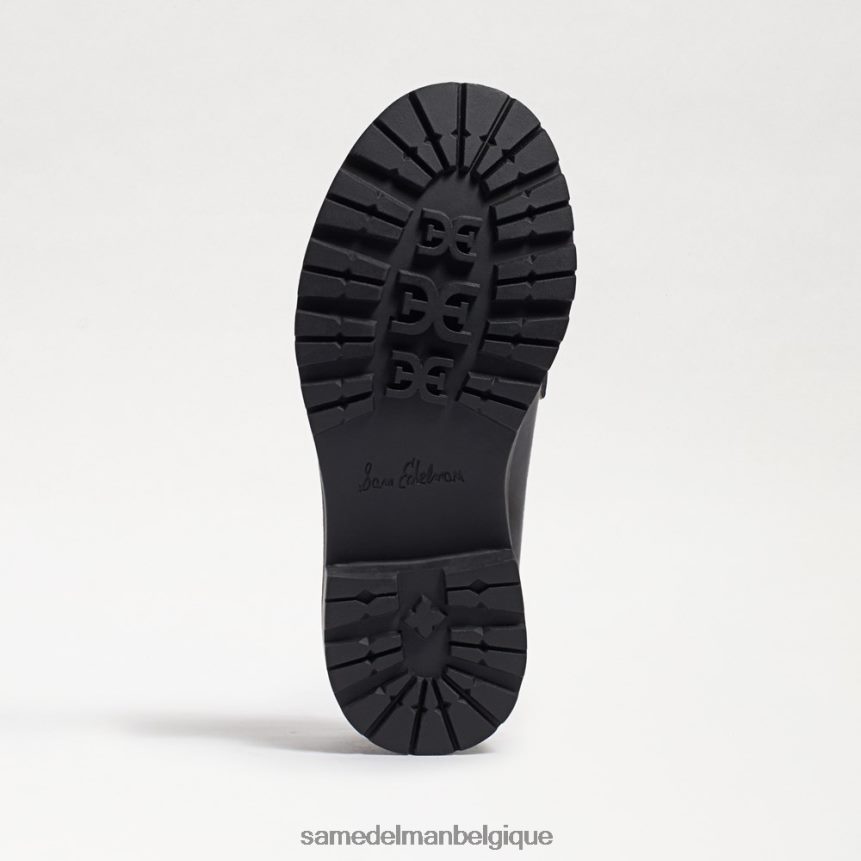 mocassin tully Sam Edelman enfants cuir box noir JZ0XZ0922 chaussure