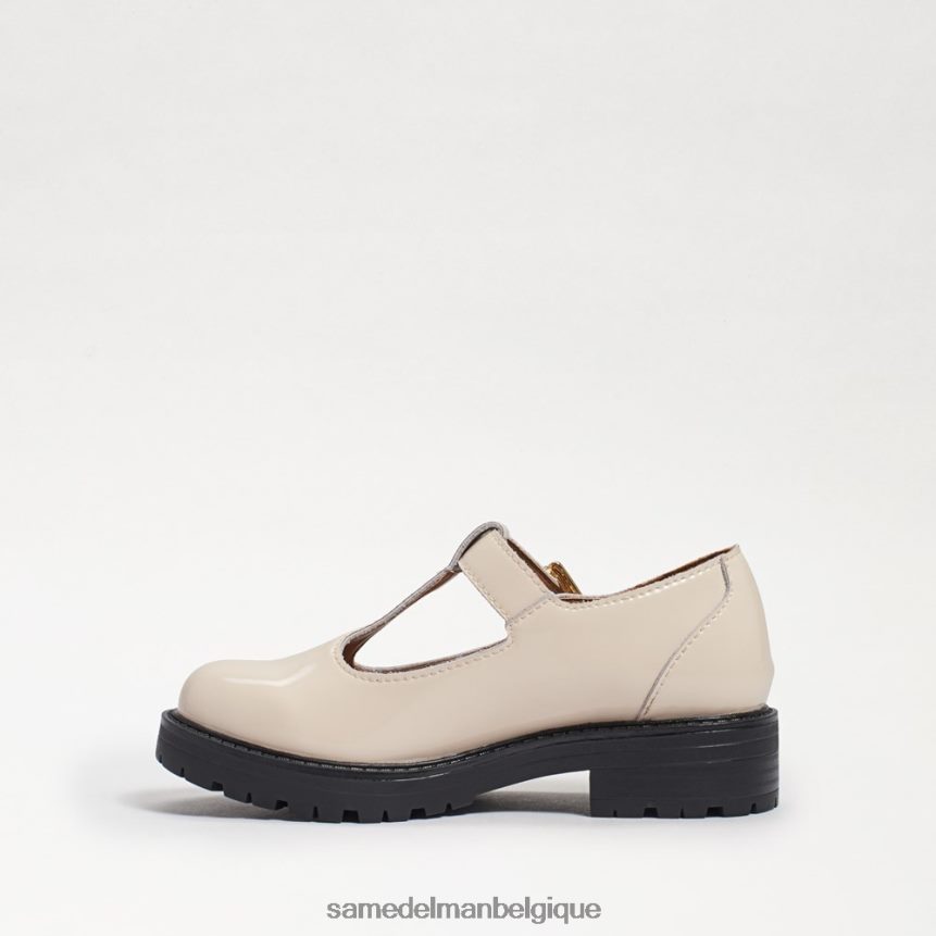 mocassins taelor à semelle crantée Sam Edelman enfants cuir de boîte ivoire moderne JZ0XZ0928 chaussure