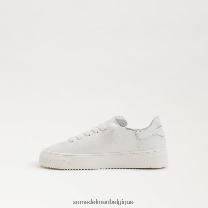 sneaker à lacets coquelicot Sam Edelman enfants blanc JZ0XZ0924 chaussure