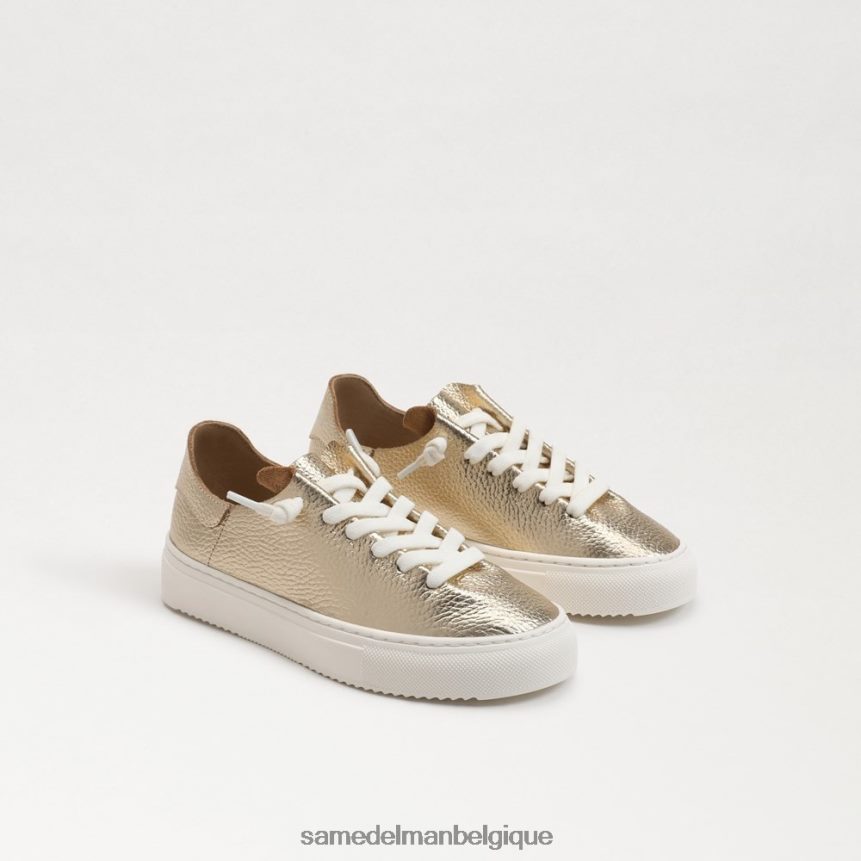 sneaker à lacets coquelicot Sam Edelman enfants feuille d'or JZ0XZ0925 chaussure