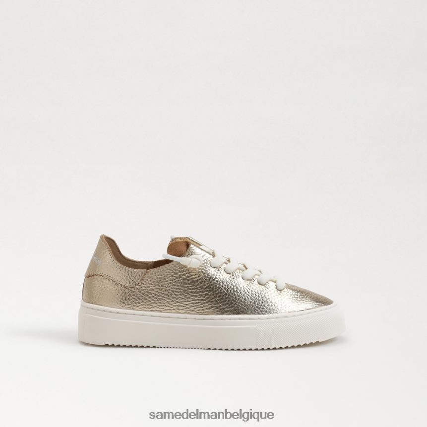 sneaker à lacets coquelicot Sam Edelman enfants feuille d'or JZ0XZ0925 chaussure