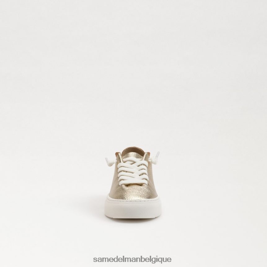 sneaker à lacets coquelicot Sam Edelman enfants feuille d'or JZ0XZ0925 chaussure