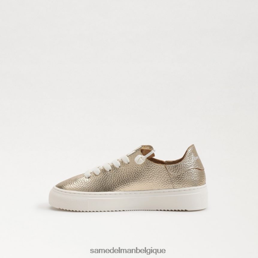 sneaker à lacets coquelicot Sam Edelman enfants feuille d'or JZ0XZ0925 chaussure