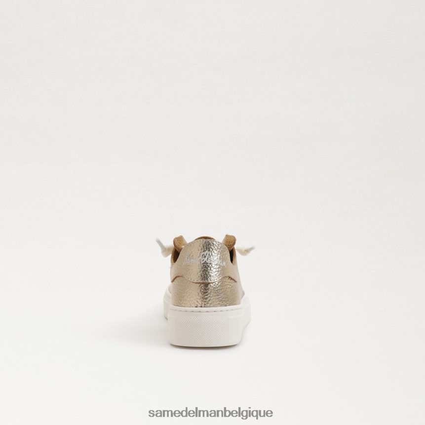 sneaker à lacets coquelicot Sam Edelman enfants feuille d'or JZ0XZ0925 chaussure