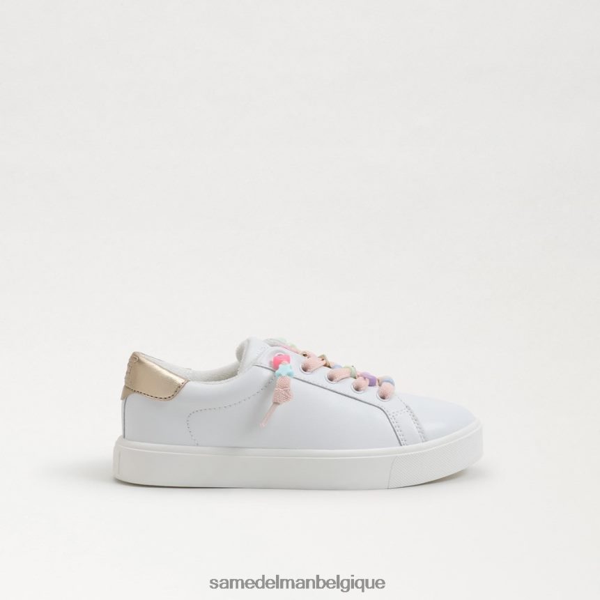 sneaker éthylique Sam Edelman enfants blanc brillant JZ0XZ0911 chaussure