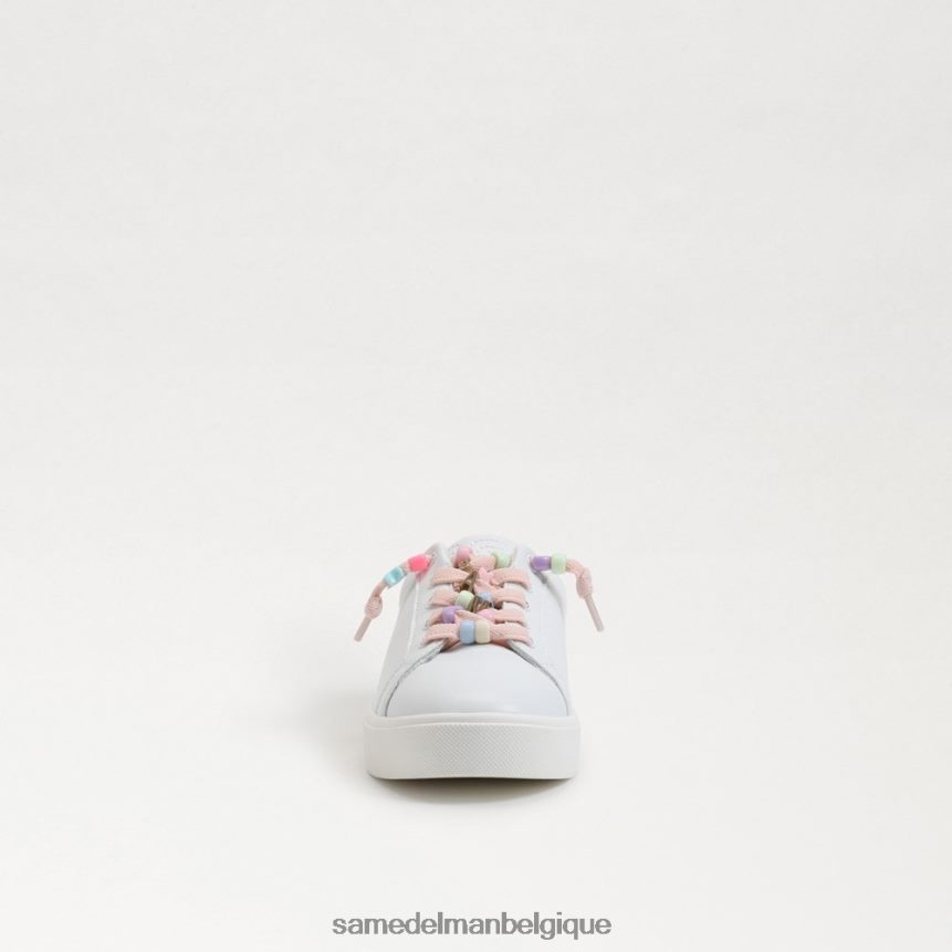 sneaker éthylique Sam Edelman enfants blanc brillant JZ0XZ0911 chaussure