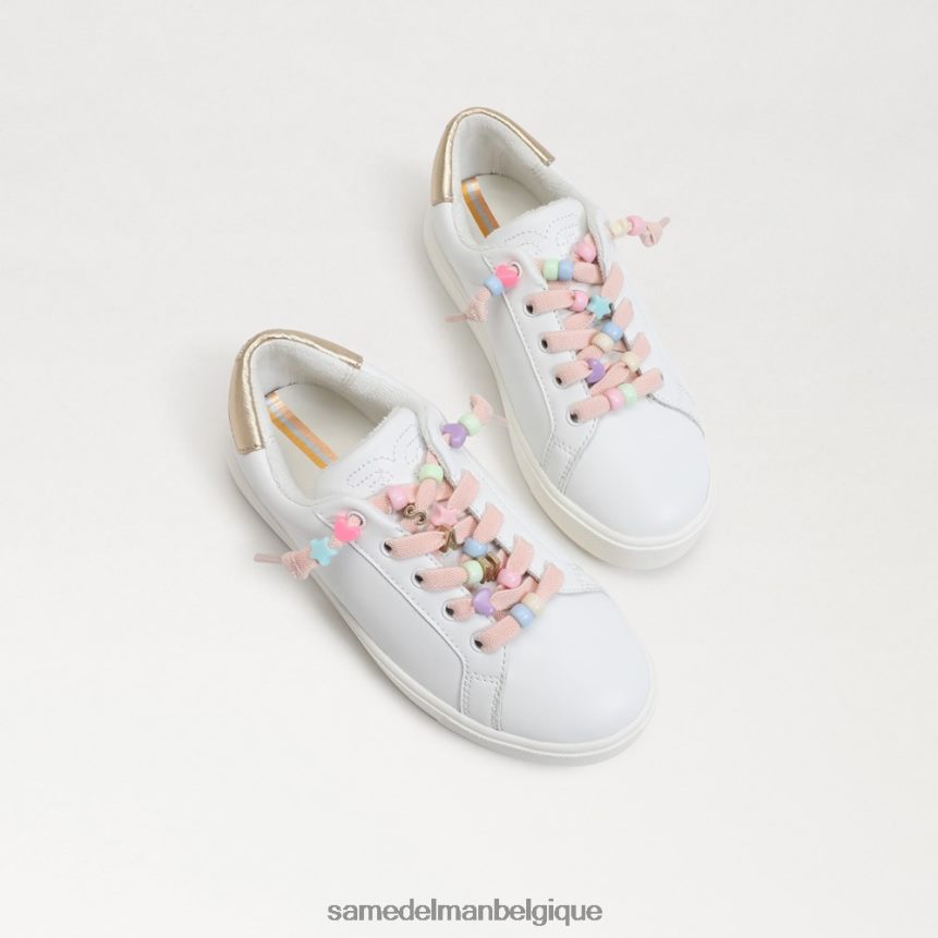 sneaker éthylique Sam Edelman enfants blanc brillant JZ0XZ0911 chaussure