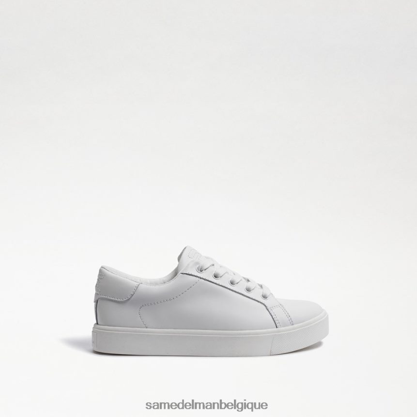 sneaker éthylique Sam Edelman enfants cuir blanc JZ0XZ0910 chaussure