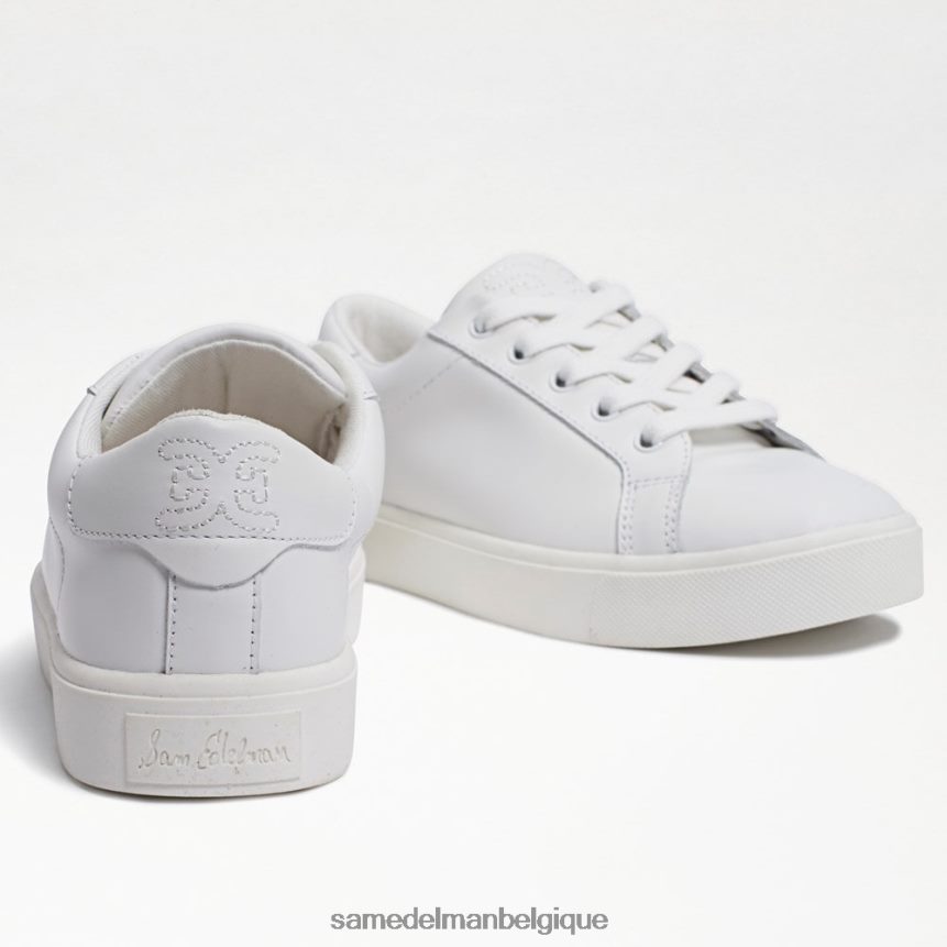 sneaker éthylique Sam Edelman enfants cuir blanc JZ0XZ0910 chaussure