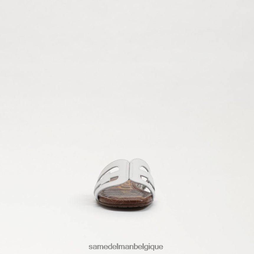 sandale à enfiler baie Sam Edelman enfants blanc brillant JZ0XZ0890 chaussure