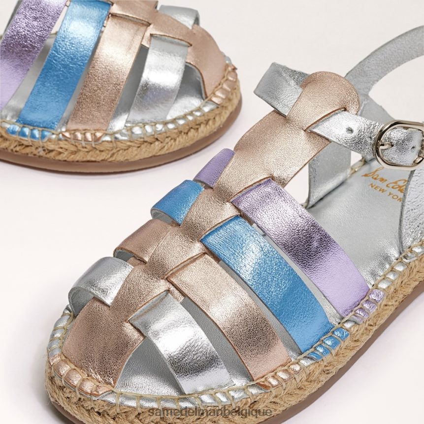 sandale kora Sam Edelman enfants argent doux/or rose JZ0XZ01040 chaussure