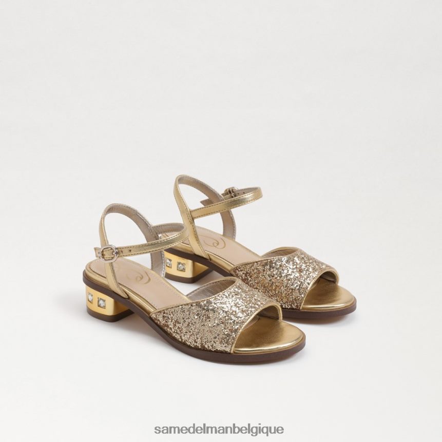 sandale à talon bloc Sam Edelman enfants ambre or JZ0XZ01036 chaussure