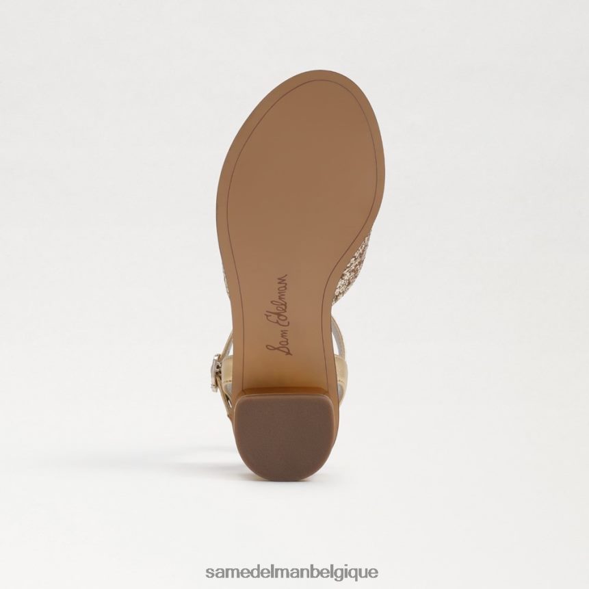 sandale à talon bloc Sam Edelman enfants ambre or JZ0XZ01036 chaussure