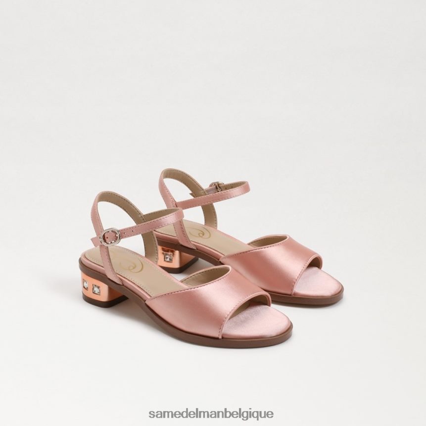 sandale à talon bloc Sam Edelman enfants sel rose JZ0XZ01037 chaussure