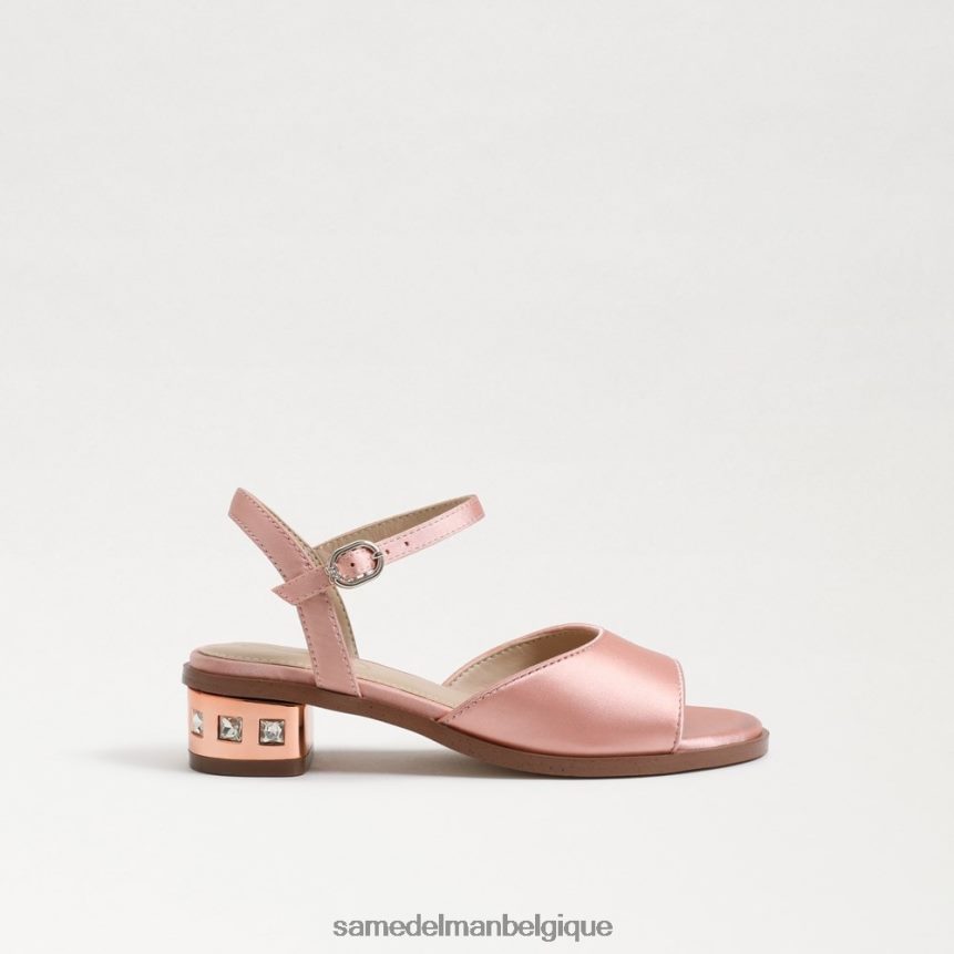 sandale à talon bloc Sam Edelman enfants sel rose JZ0XZ01037 chaussure