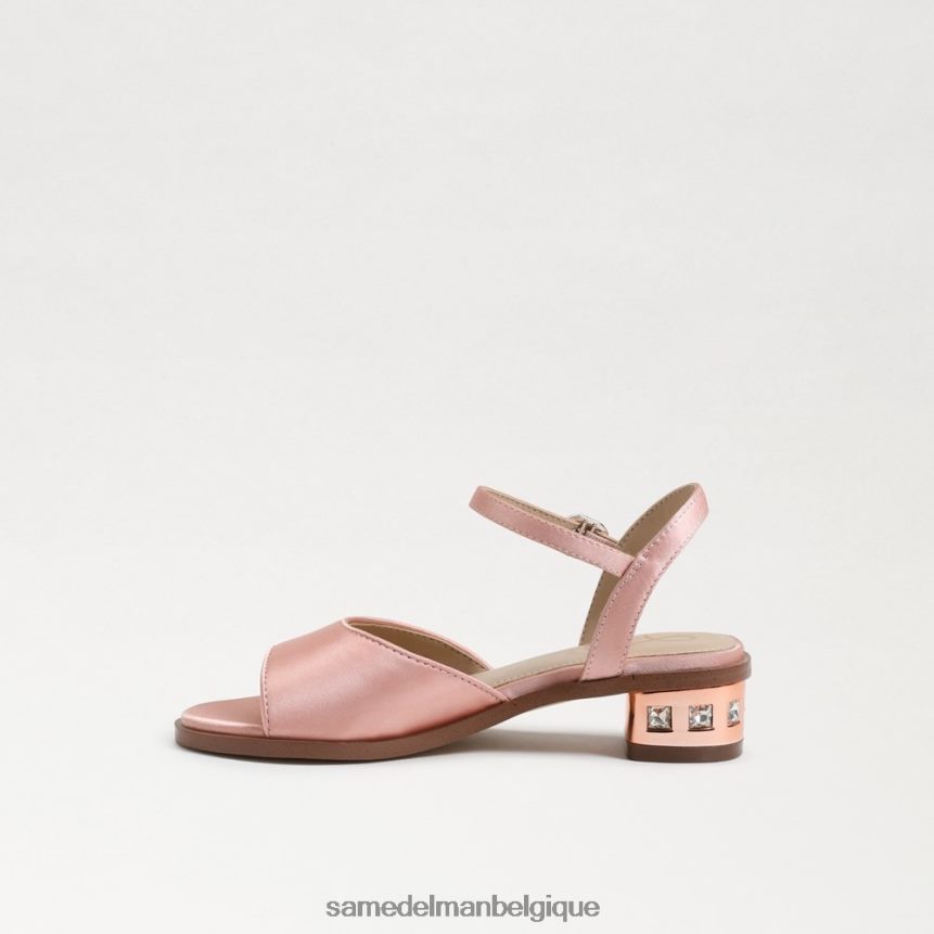 sandale à talon bloc Sam Edelman enfants sel rose JZ0XZ01037 chaussure