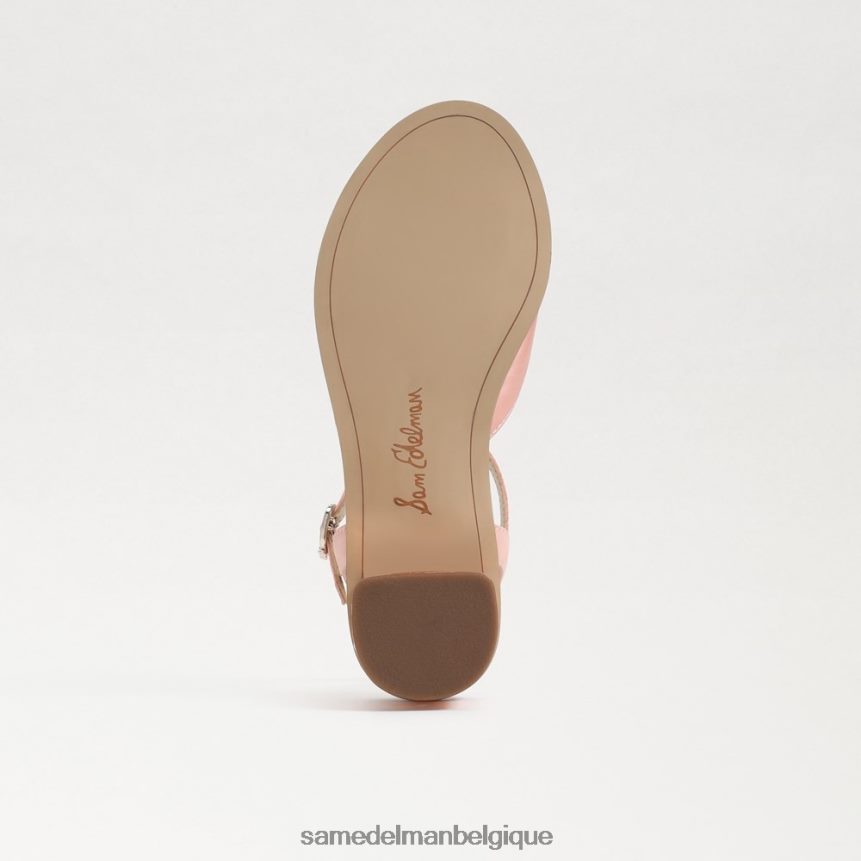 sandale à talon bloc Sam Edelman enfants sel rose JZ0XZ01037 chaussure