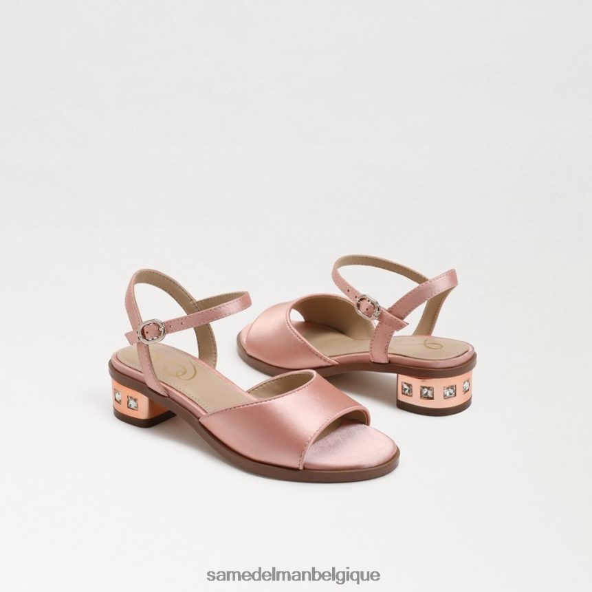 sandale à talon bloc Sam Edelman enfants sel rose JZ0XZ01037 chaussure