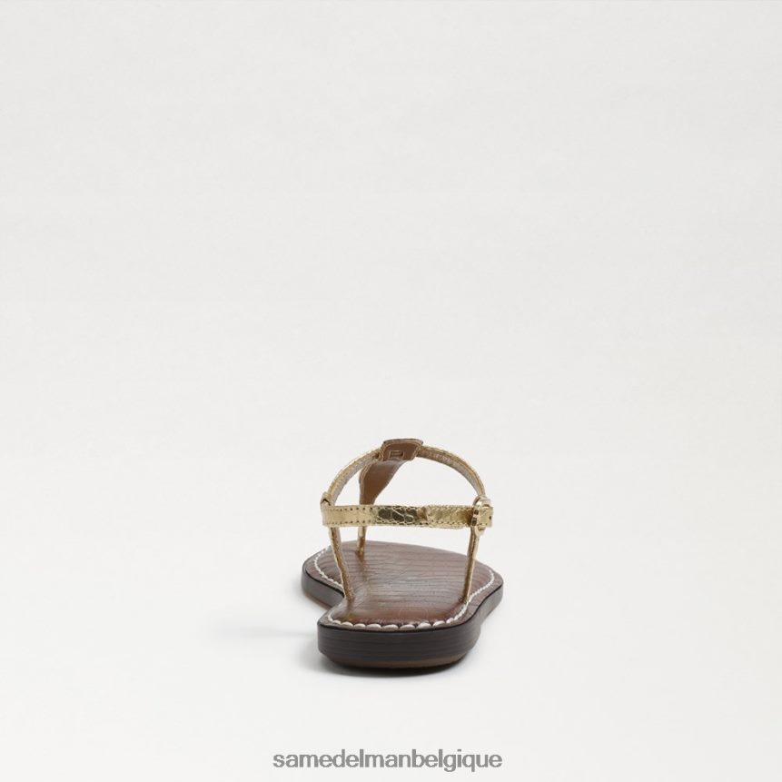sandale tong gigi Sam Edelman enfants boa doré métallisé JZ0XZ0936 chaussure