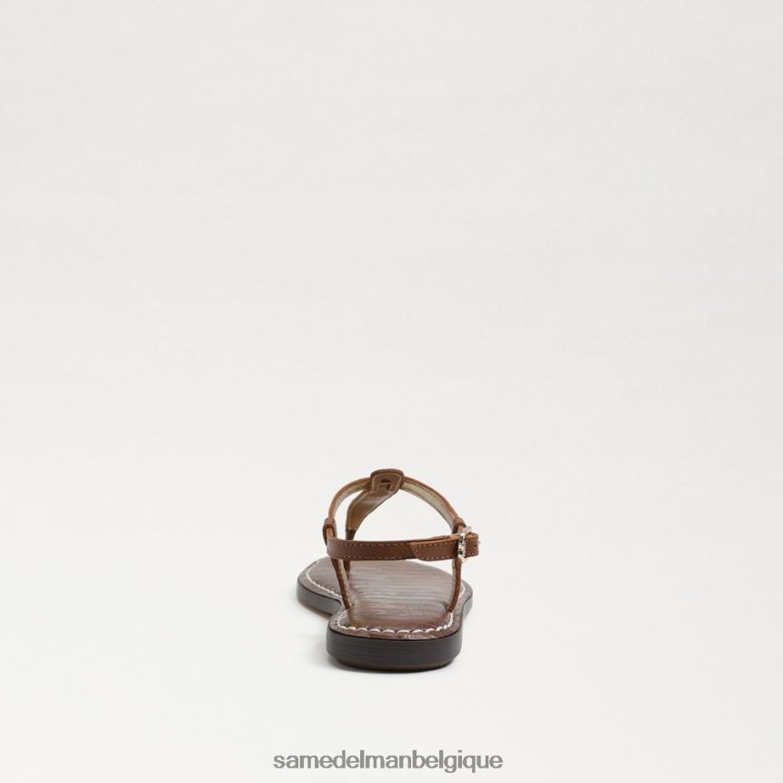 sandale tong gigi Sam Edelman enfants cuir de selle JZ0XZ0940 chaussure