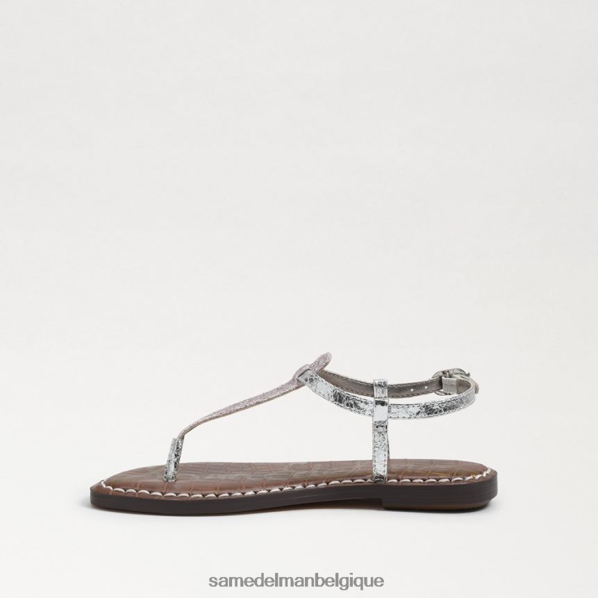 sandale tong gigi Sam Edelman enfants lilas/paillettes argentées JZ0XZ0960 chaussure