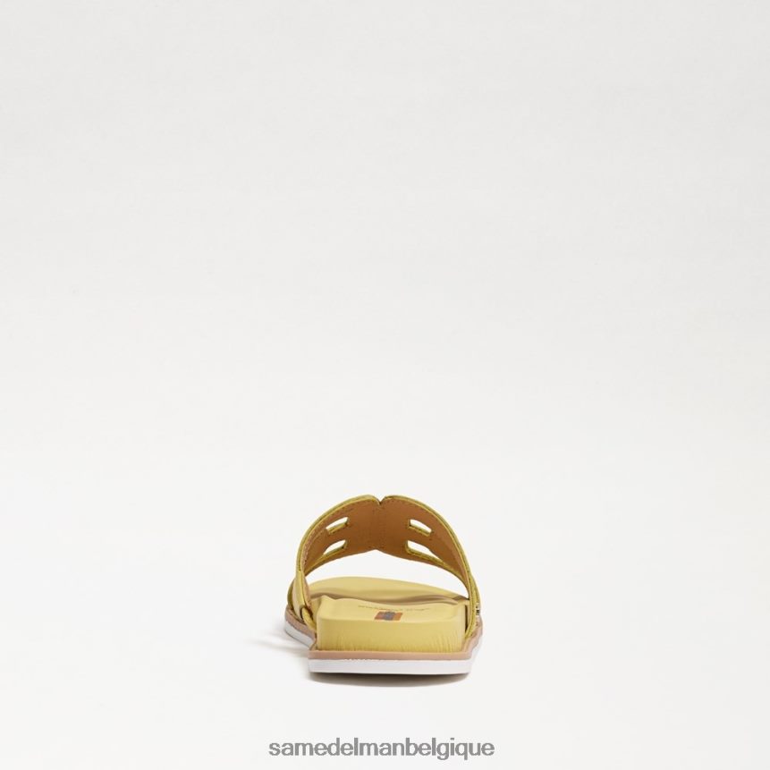 sandale valeri Sam Edelman enfants cuir jaune beurre JZ0XZ01048 chaussure