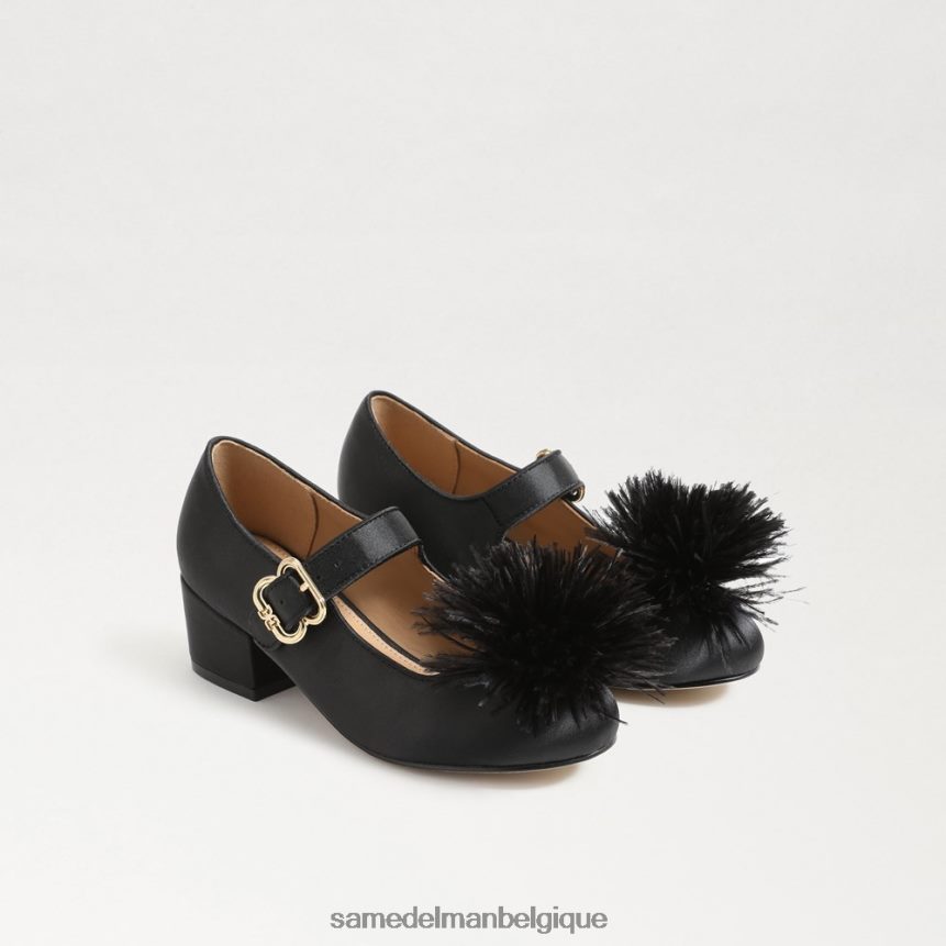 Mary Jane à talon bloc Talia Sam Edelman enfants Cuir noir JZ0XZ01046 chaussure