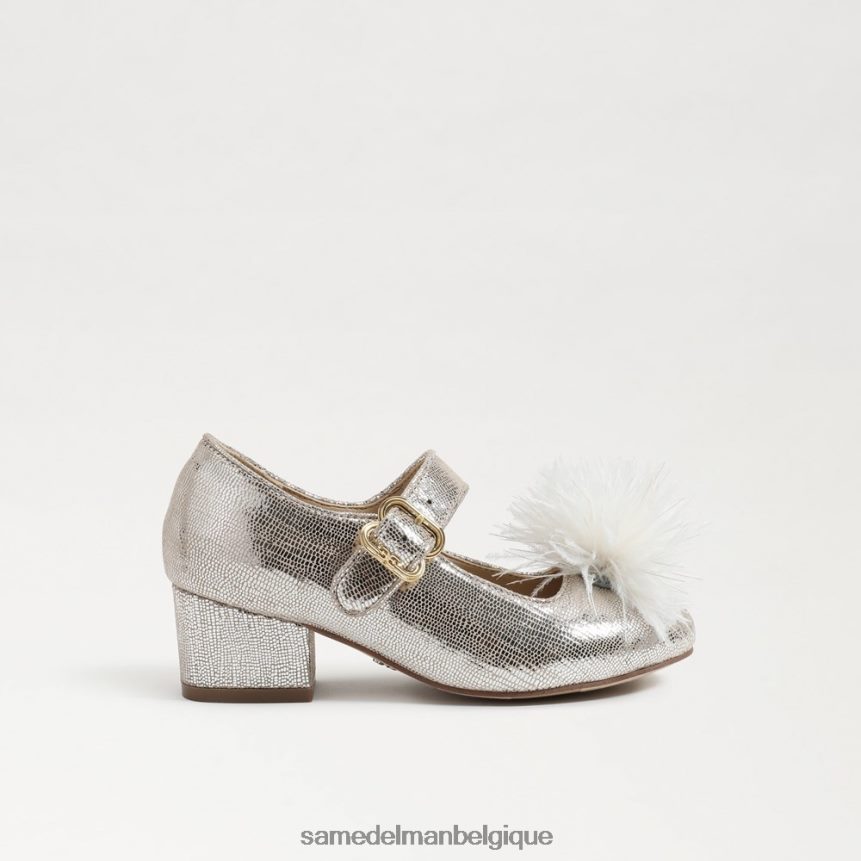 Mary Jane à talon bloc Talia Sam Edelman enfants argent doux JZ0XZ01047 chaussure