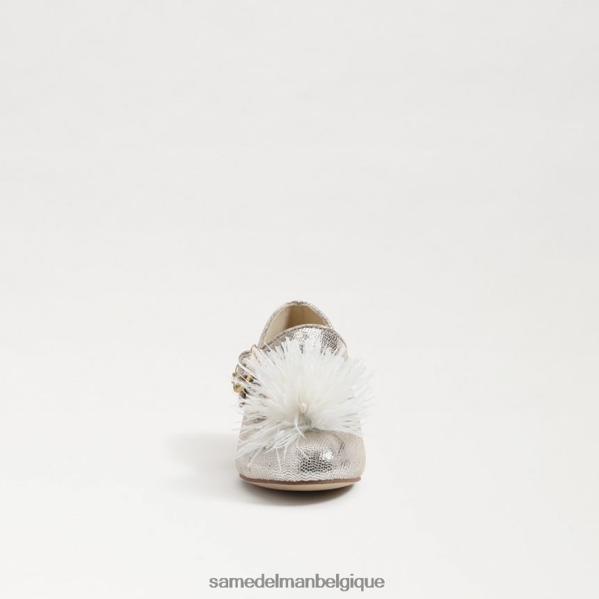 Mary Jane à talon bloc Talia Sam Edelman enfants argent doux JZ0XZ01047 chaussure