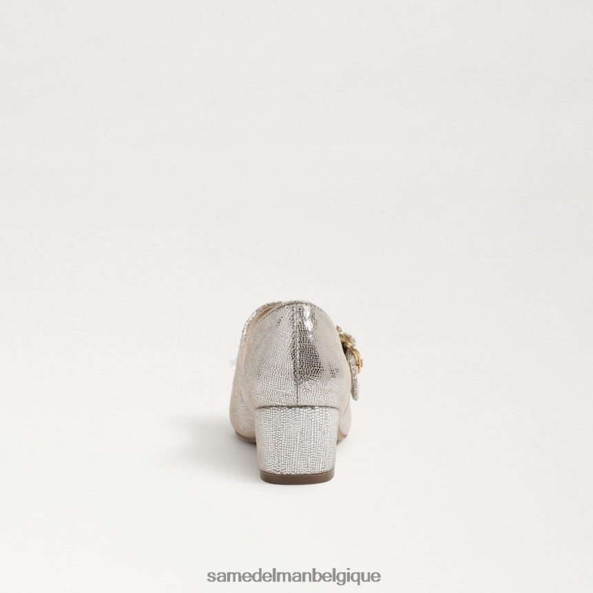 Mary Jane à talon bloc Talia Sam Edelman enfants argent doux JZ0XZ01047 chaussure