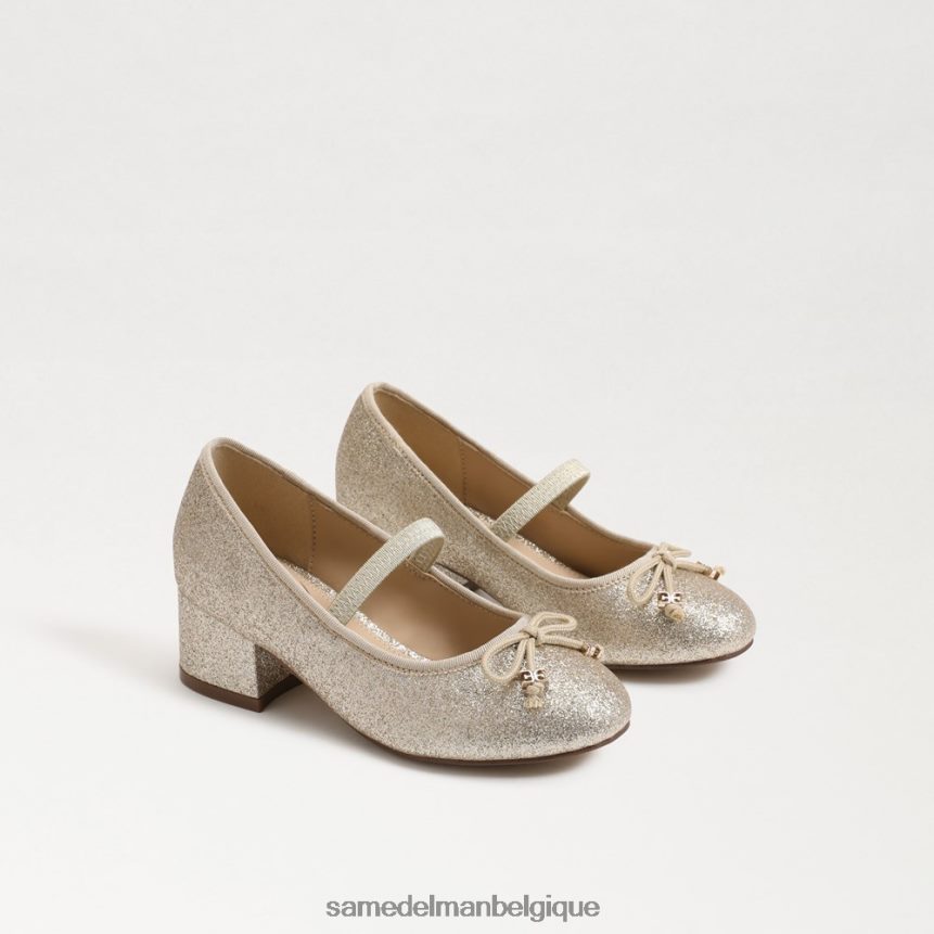 tyra mary jane talon bloc Sam Edelman enfants feuille d'or JZ0XZ0980 chaussure