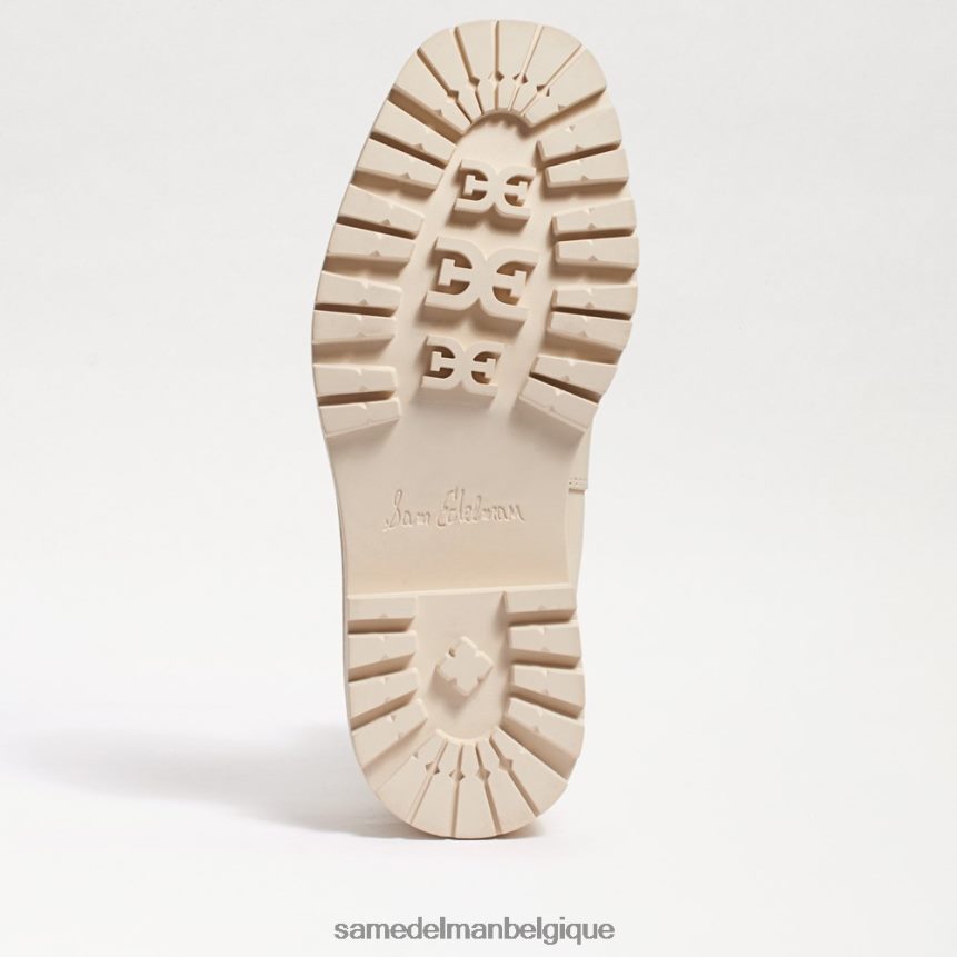 botte chelsea laguna Sam Edelman femmes cuir ivoire moderne JZ0XZ0458 chaussure